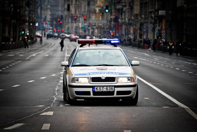 policejní auto